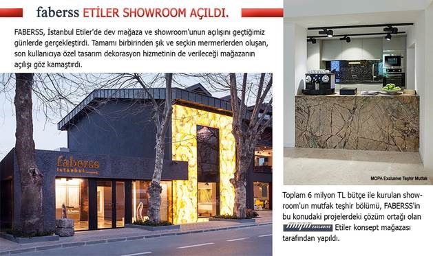 Faberss Etiler Showroom açıldı
